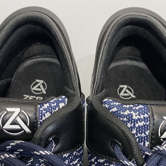 Zeba Shoes Hands Free Athletic Walking Shoes Midnight Blue Knit Men’s 11.5 main image 5